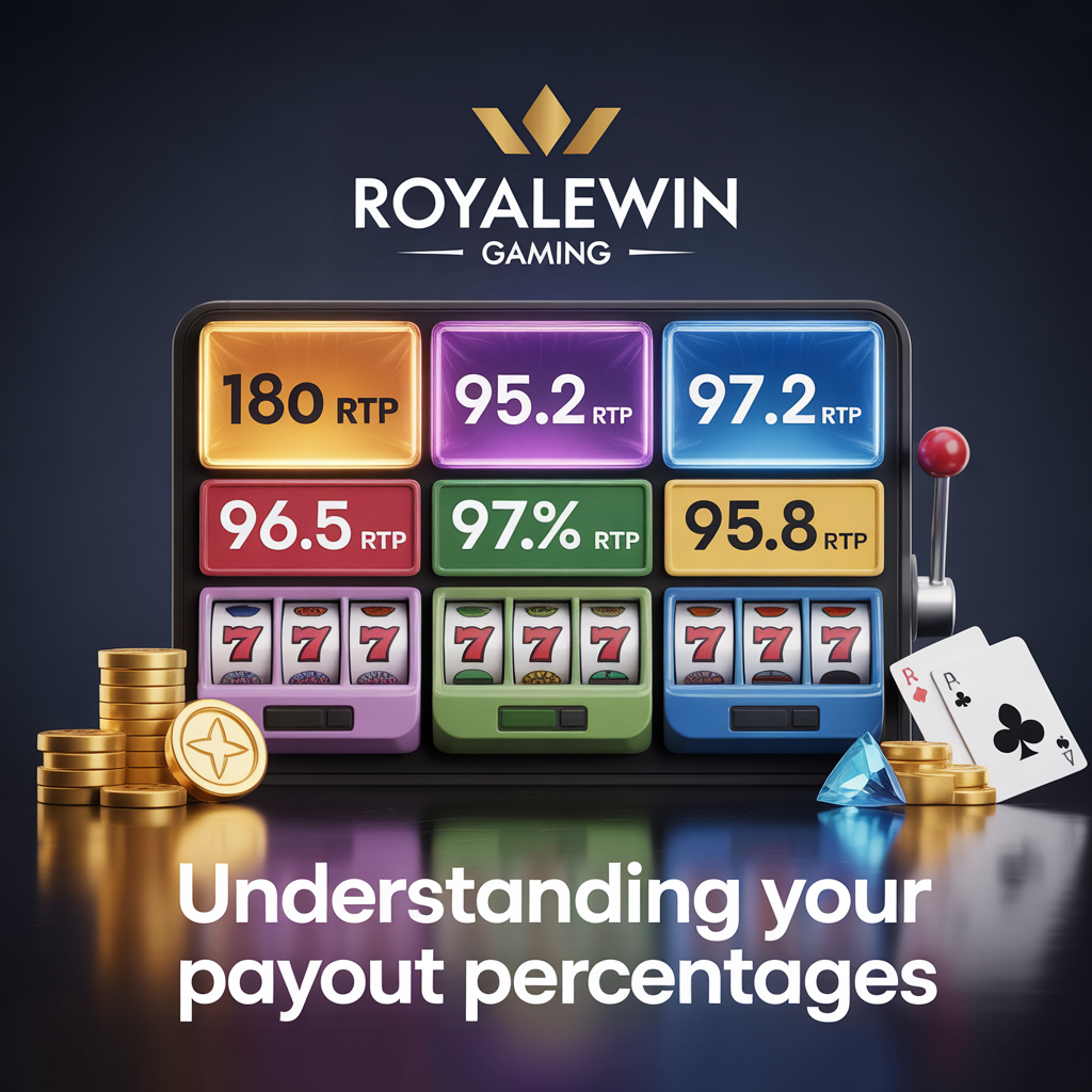 Slot RTP explained at Royalewin Gaming showing payout percentages