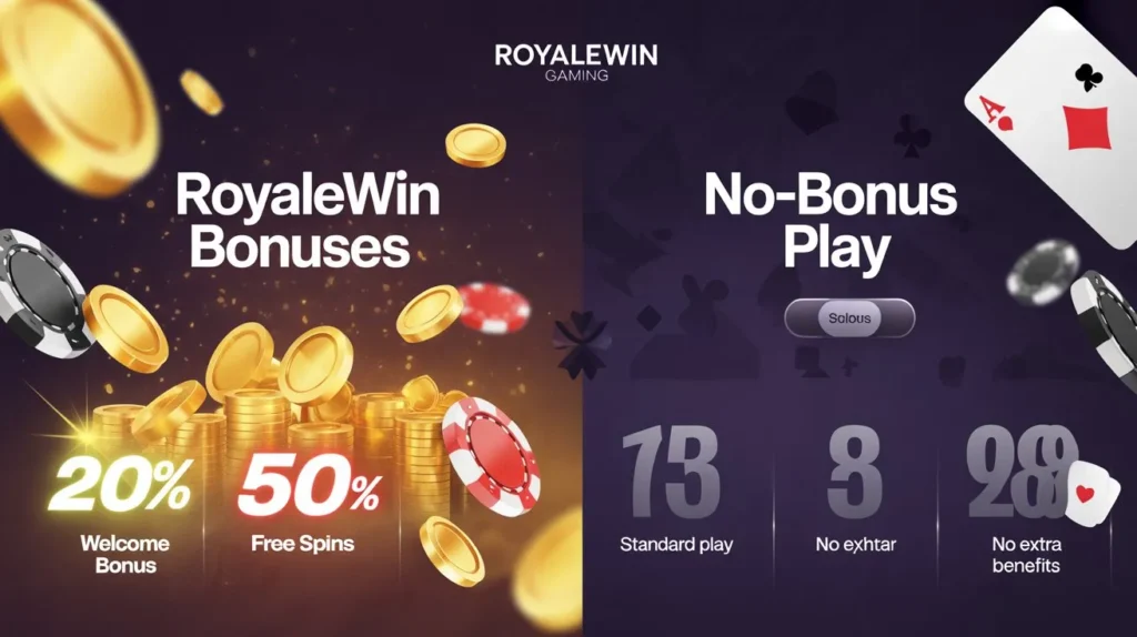Overview of Royalewin casino bonuses and promotional rewards