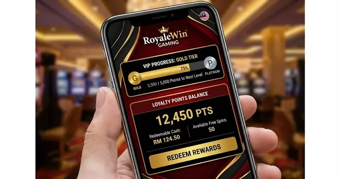 Royalewin Gaming Loyalty Points Malaysia on mobile