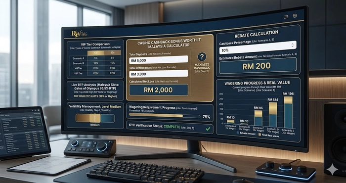 Casino Cashback Bonus Worth It Malaysia calculator